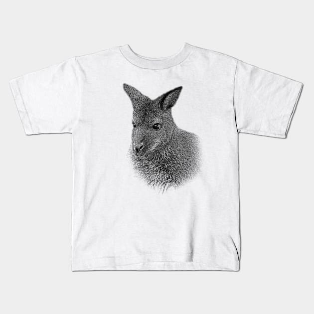 Kangaroo Kids T-Shirt by Guardi